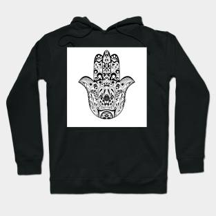 the hand of the mandala pattern ecopop wallpaper tribal star Hoodie